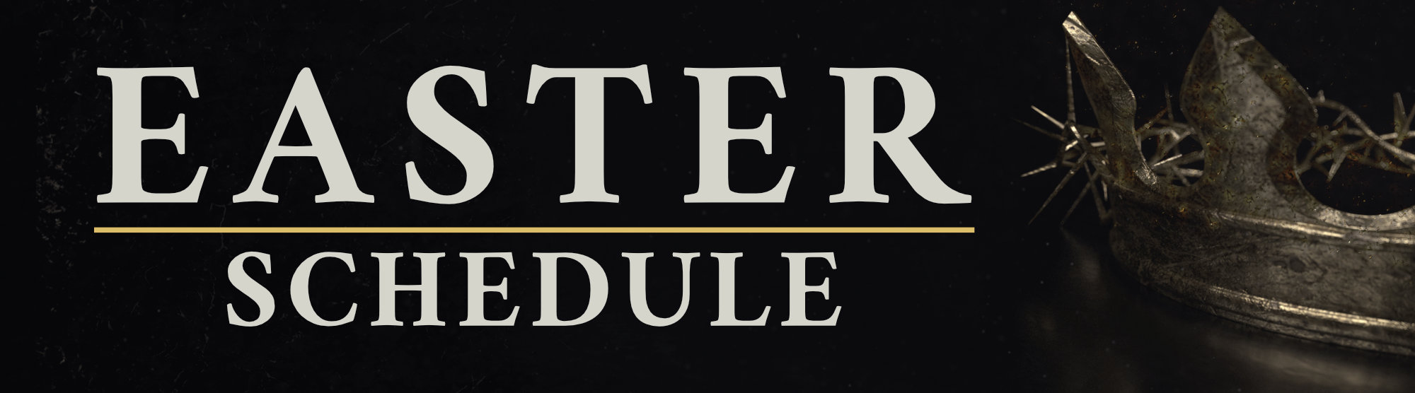 Easter Schedule